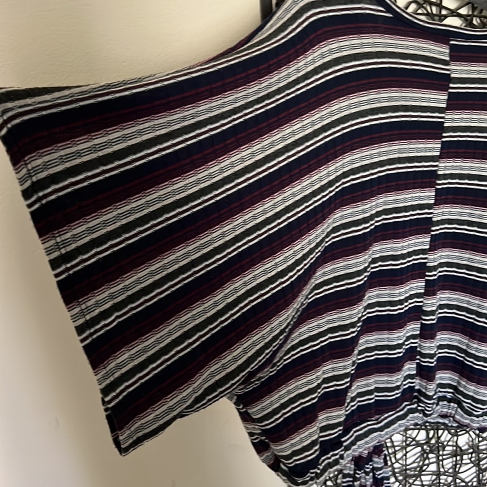 Multicolored drawstring top - Picture 4 of 4